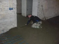 Tegelzetten smeervloer